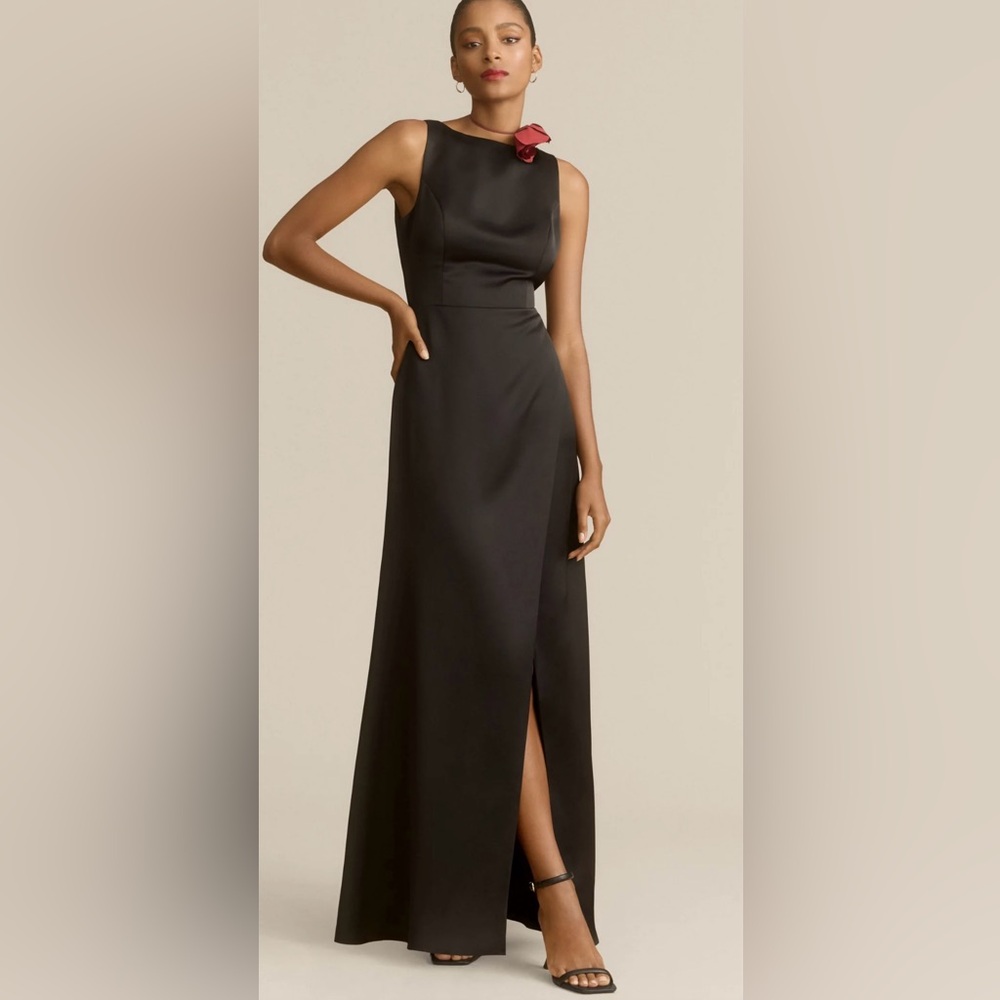 PETITE BHLDN Alice Satin Maxi Dress